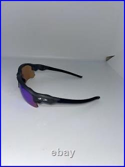 Oakley Mens Flak Draft OO9364 Rectangular Sunglasses, Steel/Prizm Golf