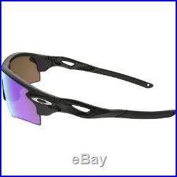 Oakley Mens Radarlock Asian Fit Sunglasses, Matte Black/Prizm Golf, One Size