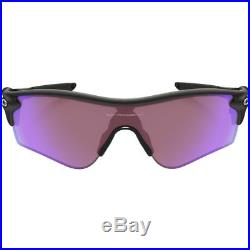 Oakley Mens Radarlock Asian Fit Sunglasses, Matte Black/Prizm Golf, One Size