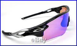 Oakley Mens Radarlock Path PRIZM Golf OO9181-42 Sunglasses Polish Black NEW