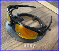 Oakley Mercenary Sunglasses Black with Prizm Ruby Iridium Polarized OO9424-1770