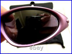 Oakley Minute Purple W Jet Intake Ports Gen 1 W Black Iridium Vintage Sunglasses