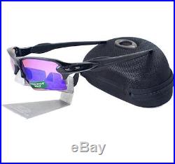 Oakley OO 9188-05 FLAK 2.0 XL Polished Black Prizm Golf Mens Sports Sunglasses