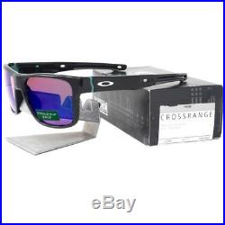 Oakley OO 9361-0457 CROSSRANGE Polished Black Prizm Golf Lens Mens Sunglasses