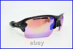 Oakley OO9188-05 New Black/ Golf (Purple) FLAK 2.0 XL Sunglasses with generic case