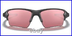 Oakley OO9188 Sunglasses Men Gray Rectangle 59mm New 100% Authentic