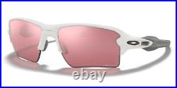 Oakley OO9188 Sunglasses Men Polished White Rectangle 59mm New & Authentic