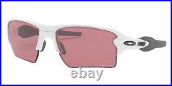 Oakley OO9188 Sunglasses Men White Rectangle 59mm New 100% Authentic