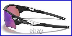 Oakley OO9206 Sunglasses Men Polished Black Irregular 38mm New & Authentic