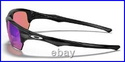 Oakley OO9372 Sunglasses Men Polished Black Rectangle 65mm New & Authentic