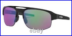 Oakley OO9424 Sunglasses Men Polished Black Rectangle 70mm New & Authentic