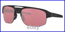 Oakley OO9424F Sunglasses Men Black Rectangle 68mm New 100% Authentic