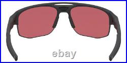 Oakley OO9424F Sunglasses Men Black Rectangle 68mm New 100% Authentic