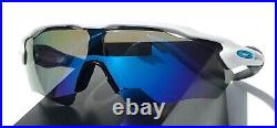 Oakley RADAR EV PATH Polished White POLARIZED Galaxy Blue Lens Sunglass 9208-73