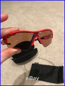 Oakley Radar 09-720 Red Sunglasses cycling Golf RARE