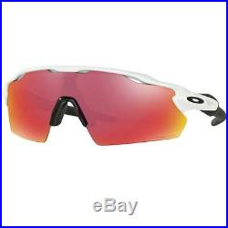 Oakley Radar EV Pitch Sunglasses Polished White withPrizm Cricket Golf Mirrored Le