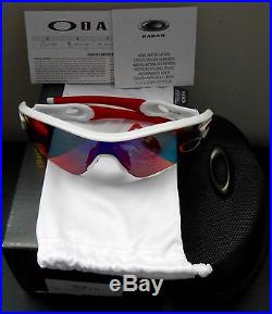 Oakley Radar Path Golf Sunglasses Polished White / Red Iridium OO9051A