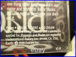Oakley Razor Blades Black W Sublime Triggers Dark Iridium Larger Lens Pink Nose