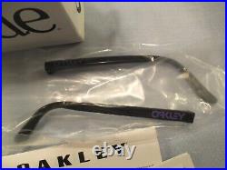 Oakley Razor Blades New Matte Clear W Violet Lens W Black Heritage 30 Sunglasses