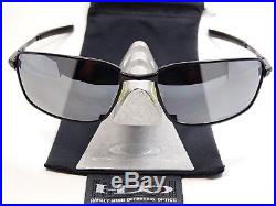 Oakley Splinter Matte Black Polarized Sonnenbrille Square Wire Nanowire Whisker