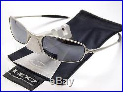 Oakley Square Wire 2.0 Silver Polarized Sonnenbrille Splinter Nanowire Juliet