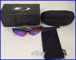 Oakley Sunglasses FLAK JACKET XLJ Polished Black Frame Prizm Golf Lens