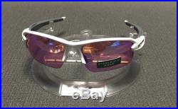 Oakley Sunglasses Flak 2.0 Polished White Prizm Golf OO9295-06 New In box