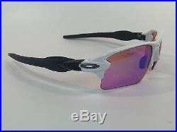 Oakley Sunglasses Flak 2.0 XL White/Black Prizm Golf Lens Customised One Off