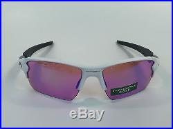 Oakley Sunglasses Flak 2.0 XL White/Black Prizm Golf Lens Customised One Off