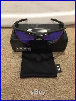 Oakley Sunglasses HALF JACKET 2.0 XL Polished Black Prizm Golf Mens MINT