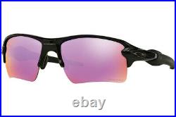 Oakley Sunglasses OO9188-05 Flak 2.0 XL Polished Black Frame Prizm Golf Lenses
