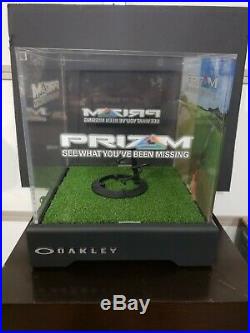 Oakley Sunglasses Prizm Acrylic Display Case withkey 13.5 CUBE Golf Theme