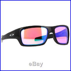Oakley Turbine Sunglasses Eyewear Polished Black Frame Prizm Golf Lens OO9263-30