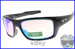 Oakley Turbine Sunglasses OO9263-30 Polished Black with Prizm Golf Lens