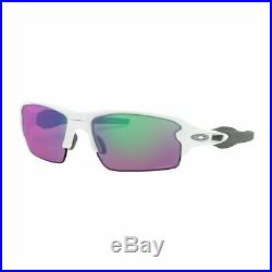 Oakley flak 2.0 polished white prizm golf occhiali sunglasses