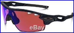 Oakley radarlock carbon fiber sunglasses w G30 iridium & slate iridium lenses