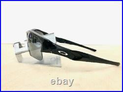 POLARIZED Oakley Flak Jacket XLJ Sunglasses Jet Black Iridium 12-903 Sport Golf