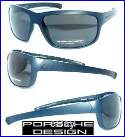 Porsche Design 8538 B Sonnenbrille Grau Blau Herren Brille Sport 8527 Golf Etui