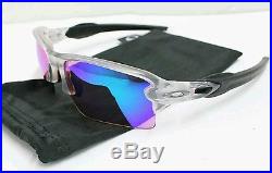 (Rare) NEW OAKLEY Sunglasses FLAK 2.0 XL Matte Clear Prizm Golf