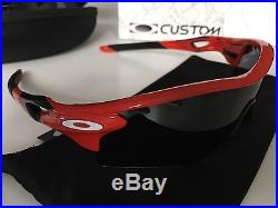 Rare Oakley Radarlock Straight Stem Custom Path Sunglasses Cricket Cycling Golf