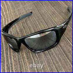 Sunglasses Oakley Bulb Polarized Black Mirror Fishing Golf mens