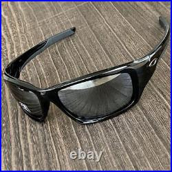 Sunglasses Oakley Bulb Polarized Black Mirror Fishing Golf mens sunglasses