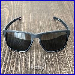 Sunglasses Oakley Sliver Xl Square Matte Black Polarized Gray Lenses Golf Fishin